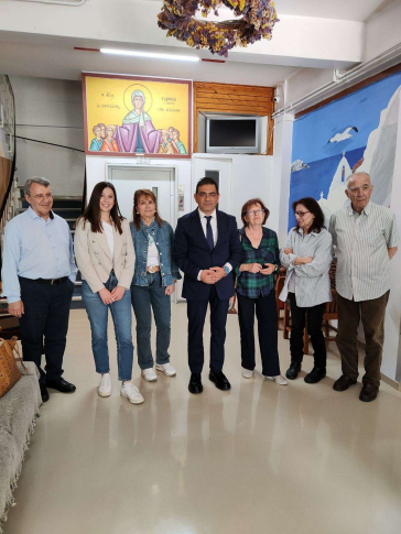 ΕΠΙΣΚΕΨΗ ΤΟΥ ΒΟΥΛΕΥΤΗ Κ. ΓΕΩΡΓΙΟΥ ΣΤΑΜΑΤΗ ΚΑΙ ΤΗΣ ΠΟΛΙΤΕΥΤΟΥ Κ. ΠΟΡΦΥΛΕΝΙΑΣ ΚΑΝΕΛΛΟΠΟΥΛΟΥ